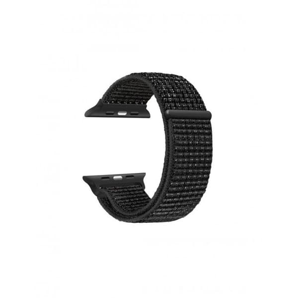 Rannekello – KSIX – Apple Watch 38/40/41 – Comfy – Musta
