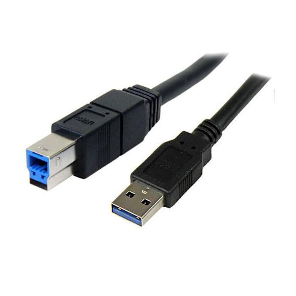 SuperSpeed USB 3.0 kabel - STARTECH.COM - 3 m - Sort