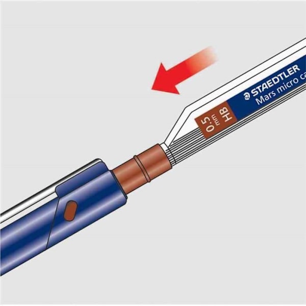 Stift - STAEDTLER - Mars micro karbon - 0,3 mm - HB - 12 stycken Svart