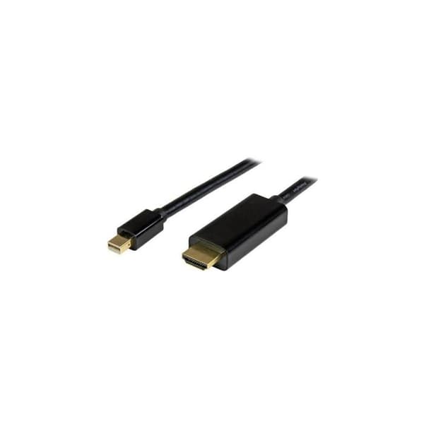 Mini DisplayPort til HDMI adapterkabel - STARTECH.COM - 2 m - 4K - Sort - Han/Han