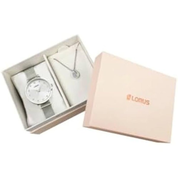 Kvindeur - LORUS - RG285XX9 - Kvarts - Rustfrit Stål - Vandtæthed 50m Silver, Vit