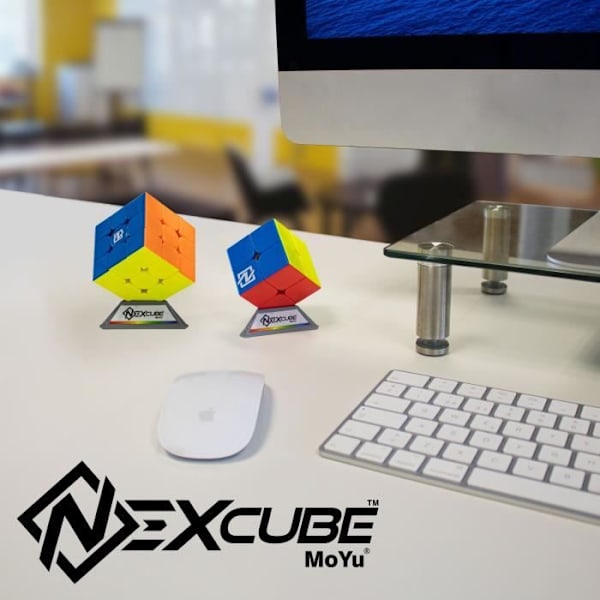 Nexcube 3x3 + 2x2 Classic Cube Puslespil - MoYu - Flerfarvet - Udendørs - Nyt Flerfarvet