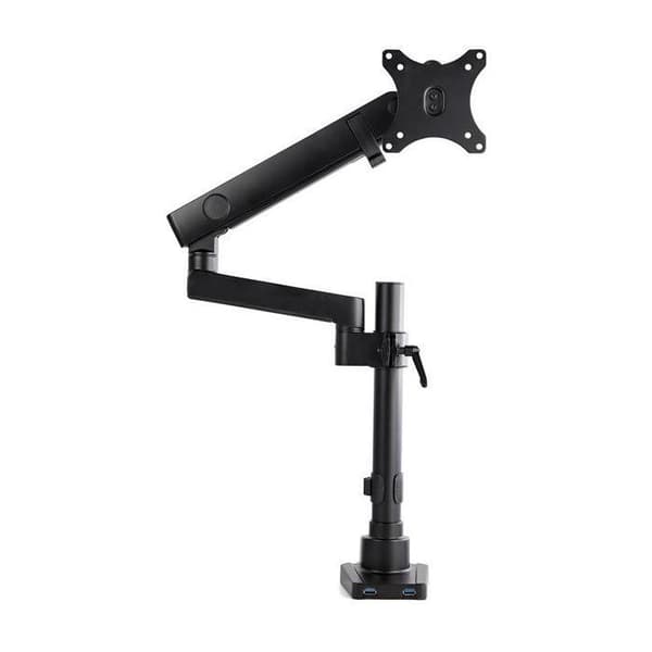 STARTECH ARMPIVOT2USB3 PC-näytön varsi - Nivelletty - Musta - 17"-34"