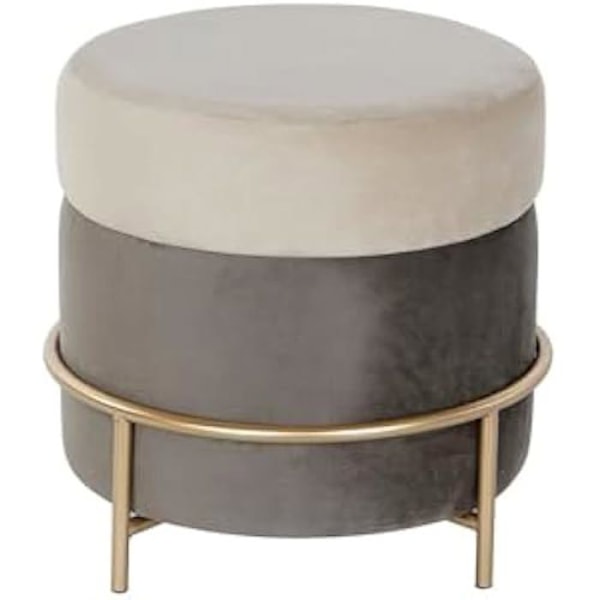Fotpall - DKD Heminredning - Standard - Flerfärgad - Metall - 48 cm Flerfärgad