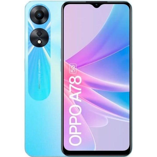 Oppo A78 5G 4Gt/128Gt Sininen (Hohtava Sininen) Kaksois-SIM CPH2483