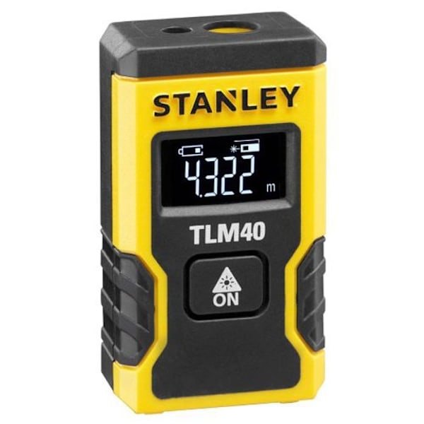 Lasermåling TLM40 POCKET 12m - STANLEY - STHT77666-0 Sort, Gul