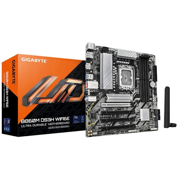 Emolevy - GIGABYTE - B860 DS3H WIFI6E - DDR5 - WIFI6E - Socket LGA1700