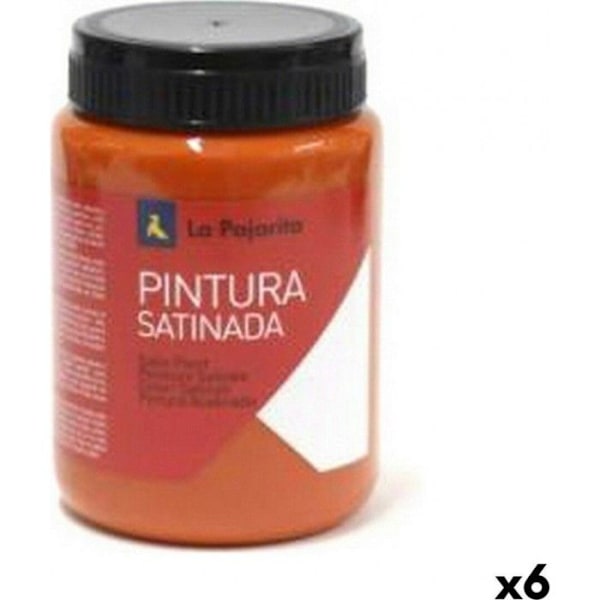 NC Gouache La Pajarita L-06 Oranssi Satiné Scolaire (35 Ml) (6 Yksikköä)