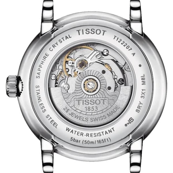 Klocka - Tissot - T1222071103300 - Silver - Automatisk - 5 Atm Pengar