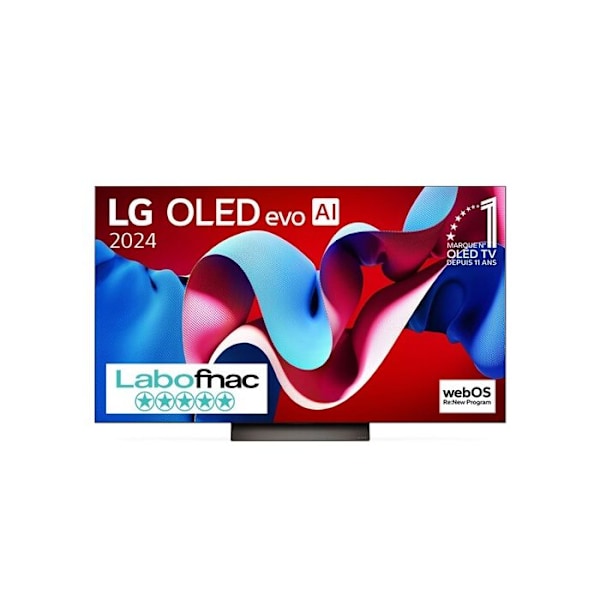 LG OLED55C4 - TV OLED evo AI C4 4K UHD HDR - 55'' (139 cm) Svart