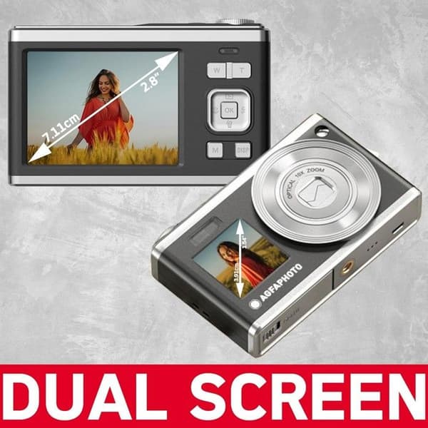 AgfaPhoto Realishot DC9200 Sort - Kompakt Digitalkamera sort