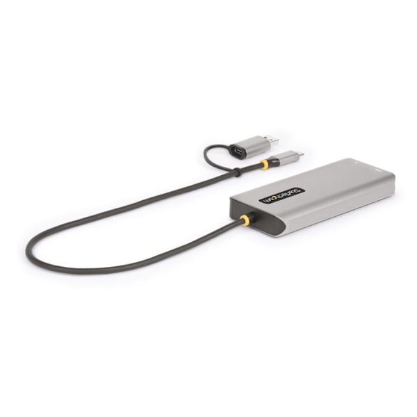 "Telakointiasema - StarTech.com - Monipaikkainen USB-C - Kaksois HDMI 4K - 3x USB-A - Matkatelakka"