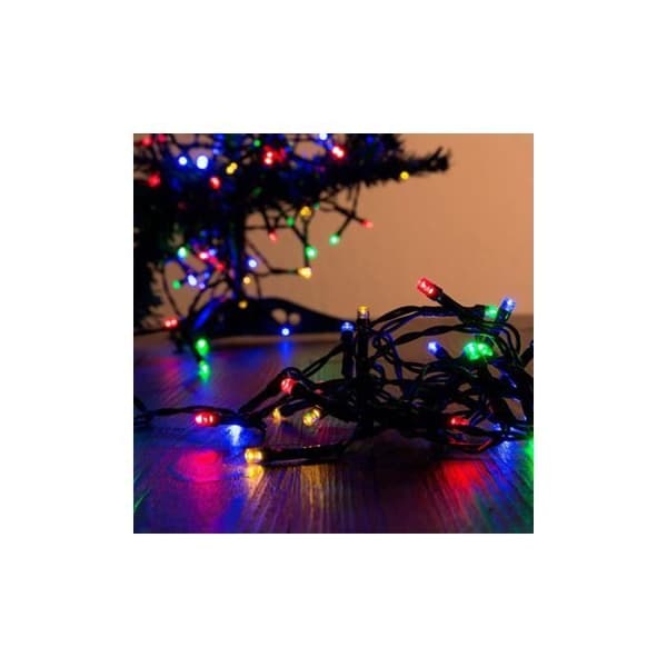 Jul lys - H2500256 - Multifarvet - 400 LED - Længde 11 m Vit