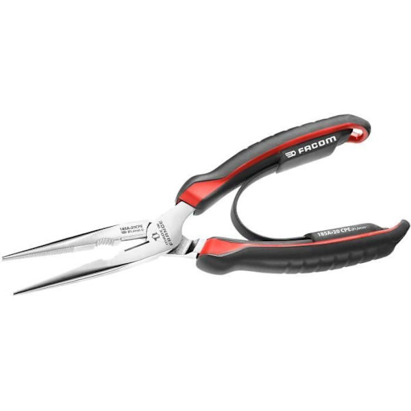 Pince à becs demi-ronds lige med rørholder FACOM - 185A.20CPEPB