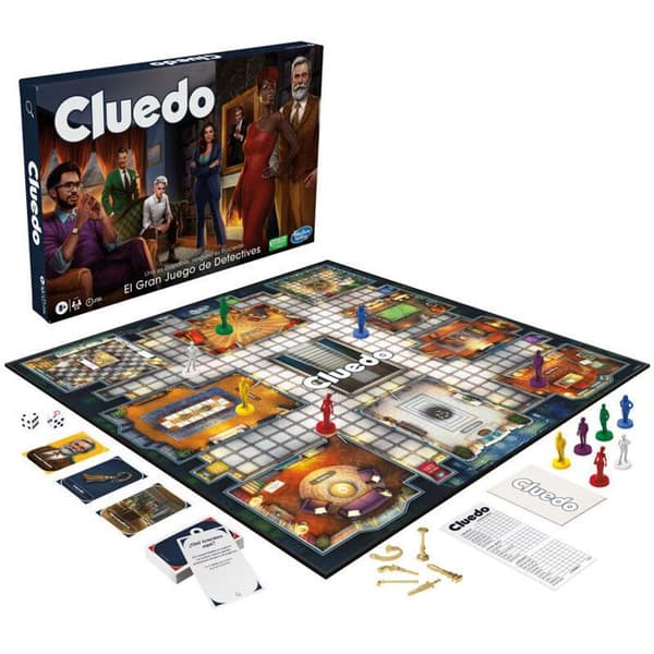 Hasbro Cluedo klassiset lautapelit sort