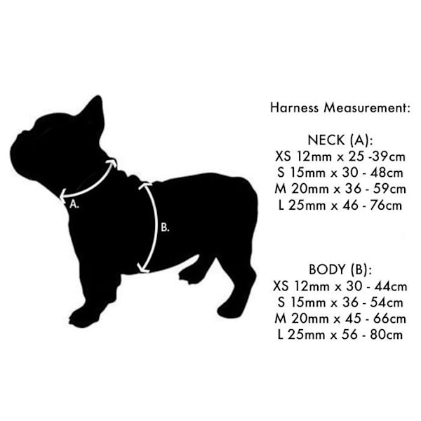Rød dingo dyresele - DH-ZZ-RE-20 - Glat hundesele 37-61 cm Rød