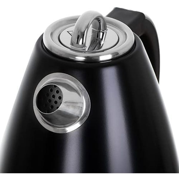 Kedel - ADLER - AD 1343 - Sort metal - 1,5 L - 2200 W - 360° roterende base sort