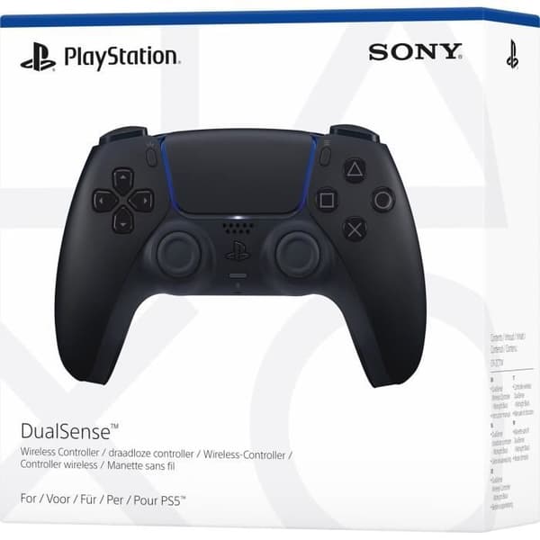 Langaton DualSense™-ohjain - musta I PS5 ja PC Sort