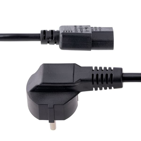 Strømkabel - StarTech - 3m - Schuko CEE 7/7 - C13 - 18AWG - 10A 250V - Sort