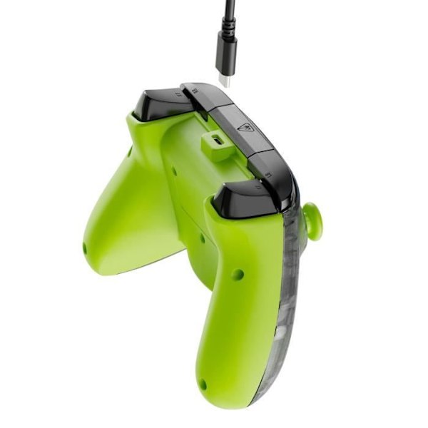 Spilcontroller - Xbox Series X|S, Xbox One og PC - Rematch Core - RGB - Kablet - Sort / Gul Camouflage - TURTLE BEACH Kamouflage svart och gult