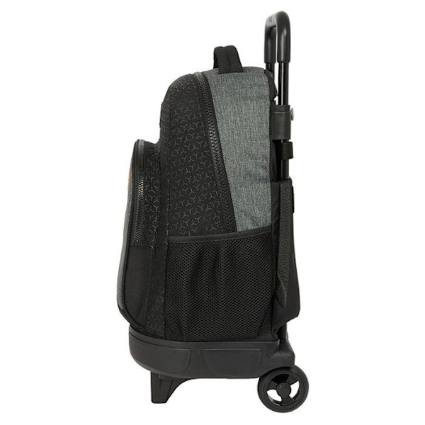 Blackfit8 Vanhan koulun 45 CM Trolley Laadukas reppu pyörillä