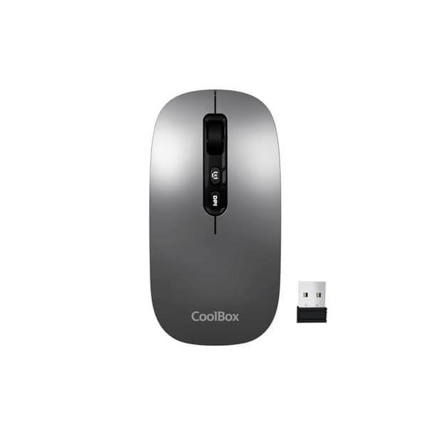 Trådløs stille mus - CoolBox - W02 - Genopladelig - Ambidextrous - Triple trådløs forbindelse - Bluetooth 5.0