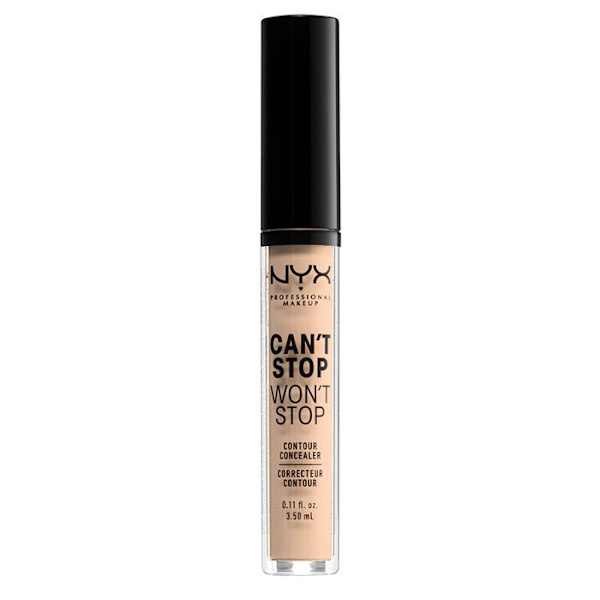 Concealer Corrector - NYX PROFESSIONAL MAKEUP - Can't Stop Won't Stop - Vedenpitävä - 24h - Vegaaninen vanilj
