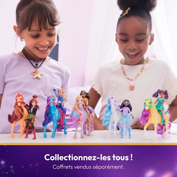 SPIN MASTER YKSIKKÖ LICORNE JA NUKKE CINDER JA VALENTINA Unicorn Academy Orange röd