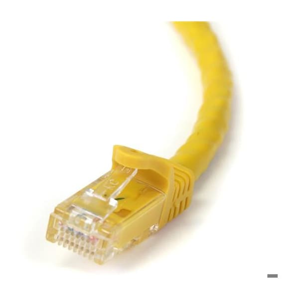 Cat6 Gigabit UTP netværkskabel uden krog 1m - STARTTECH - Gul