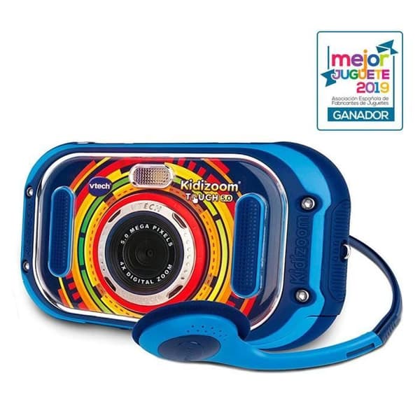 Digitalkamera - VTECH - Kidizoom Touch 5.0 - 10-i-1 - Touchskærm - 5 megapixels Blå