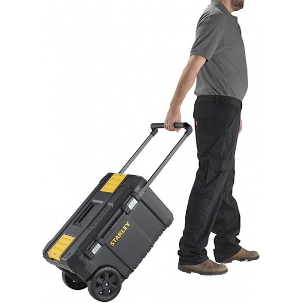 Stanley by Black & Decker STST1-80150 værktøjskasse Sort 1 stk. Gul