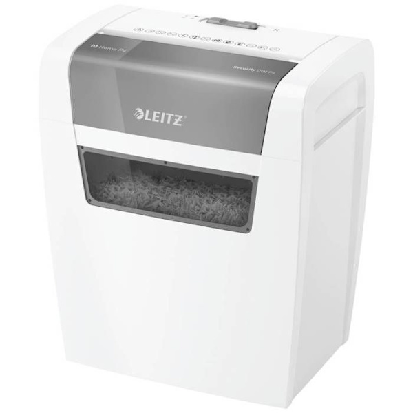 Leitz IQ Home P4 asiakirjansilppuri 6 arkki(e)t, tuhoaa hiukkasina 4 x 28 mm P-4 15 l, tuhoaa myös