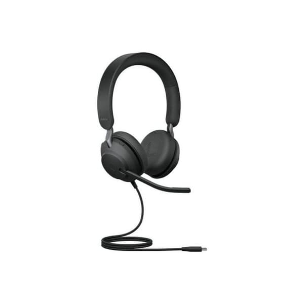 Micro-headset - Jabra - Evolve2 40 SE UC - Kablet - USB-C - Stereo - Støjisolering