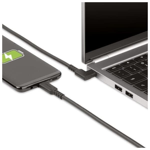 StarTech.com 1m Heavy Duty retvinklet USB-C-kabel, USB 3.2 Gen 2 (10 Gbps), fuld USB-C til C-dataoverførselsledning - MB