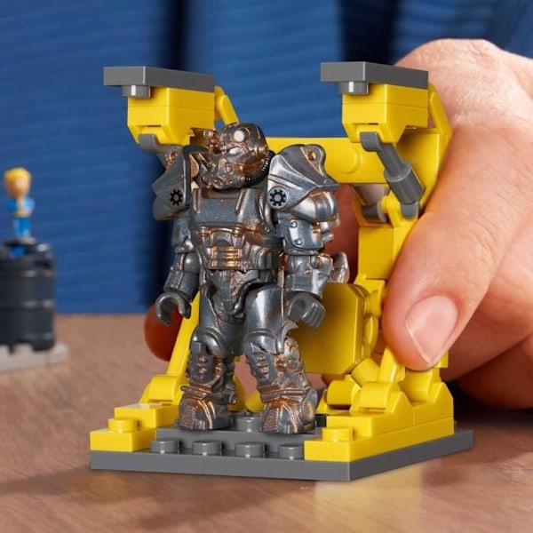 MEGA Coffret Relais Routier Red Rocket Fallout, 824 osaa, 2 liikkuvia hahmoa ja tarvikkeet HXT00