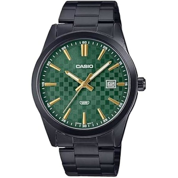 Casio Digital Quartz Watch för män med armband i rostfritt stål MTP-VD03B-3AUDF