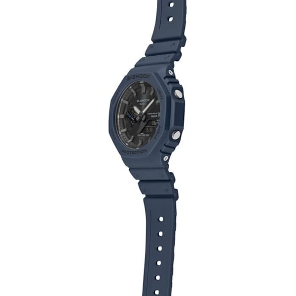 Klocka - Casio - GA-B2100-2AER - Kvarts - Analog - Blå plastrem Blå