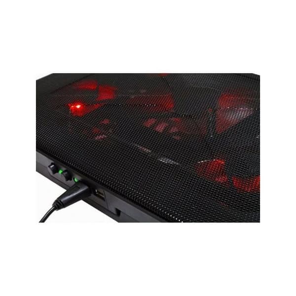 MARS GAMING MNBC2 Køletaske til bærbar computer 17.3" 120 mm-70 mm sort, rød