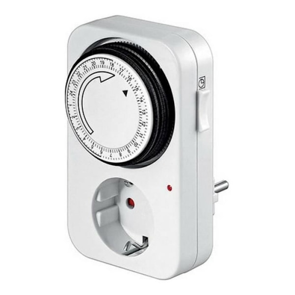 Programmer - TM Electron - 24-timers format - Hvid - Praktisk og moderne - Ideel til hjemmet