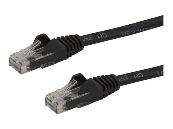 Cat6 Gigabit UTP netværkskabel uden krog 7m - STARTECH - Sort