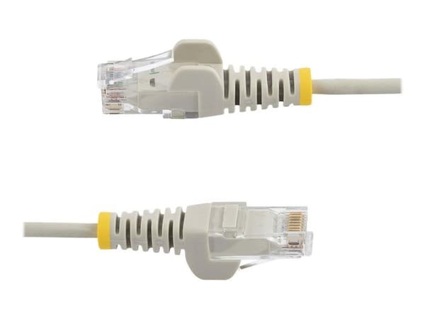 RJ45 Ethernet-verkkokaapeli - StarTech - Cat6 - 2,5 m - U/UTP - Harmaa