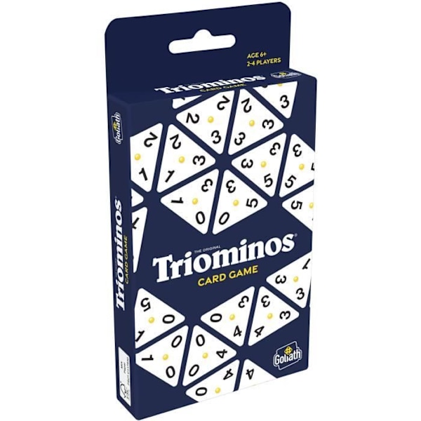 Triominos Korthæf - Brætspil - GOLIATH - Fra 6 år Transparent