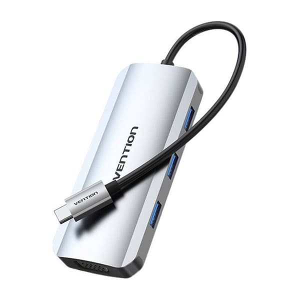 USB-C dockingstation - Vention - TOIHB - 4K - 87W - 5 Gbps