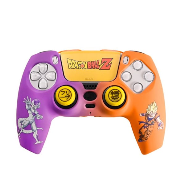 Kova kotelo, kahvat ja tarra - FRTEC - DBZ Goku ja Frieza - PS5 DualSense -ohjaimelle