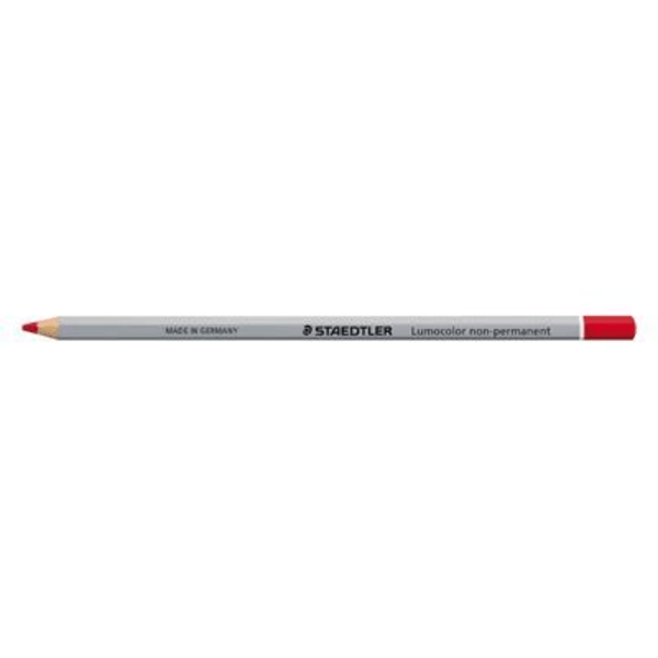 Ei pysyvä kynä - STAEDTLER - Lumocolor Omnichrom - Punainen - 12 kappaleen pakkaus - Vedenkestävä Röd