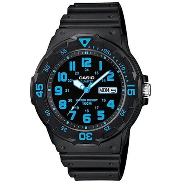 Ur - Casio - MRW-200H-2BVDF - Blå - Resin - Vandtæthed 10 Atm Blå