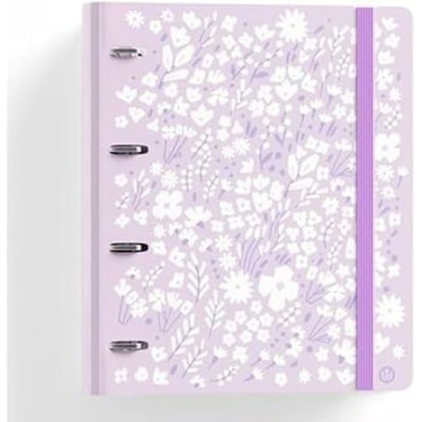 Carpetblock Malva A4 ringbind - CARCHIVO - Med ringe - Polypropylen - Mauve lila