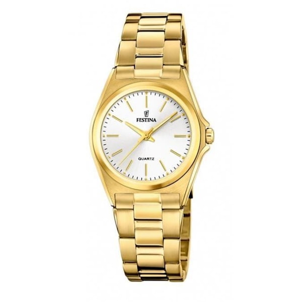 Dameur - Festina - F20557-2 - Gul - Quartz - Rustfrit stål Gul