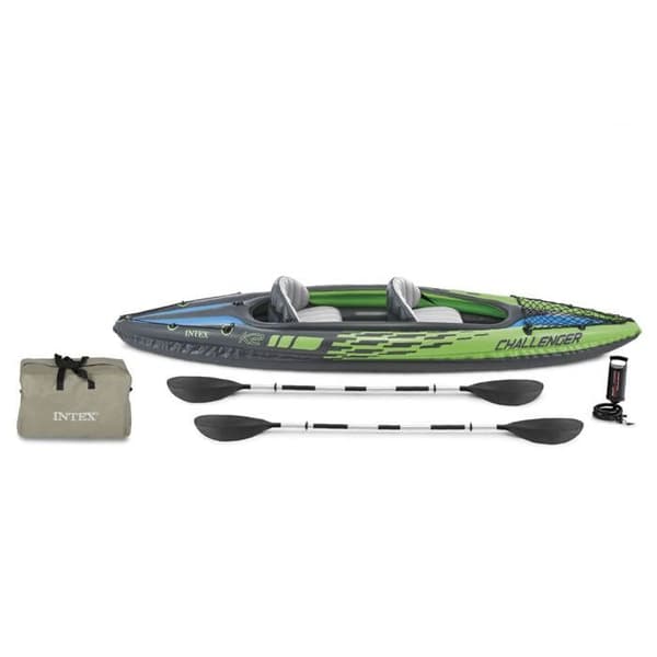 Kayak Challenger K2 - 2 henkilöä - Intex Grøn