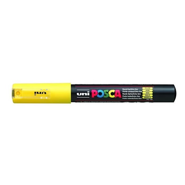 Extrafin konisk pastamarkör POSCA PC1MC 0,7 - 1mm Gul - UNIBALL - Markör - Extrafin - Opak Gul